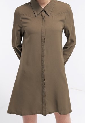 Shirt dress - khaki