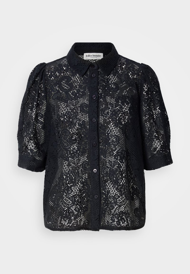 Lollys Laundry Overhemdblouse donkerblauw