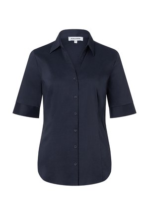 More & More MORE & MORE KLASSISCHE, TAILLIERTE BASIC-BLUSE - Hemdbluse - marine