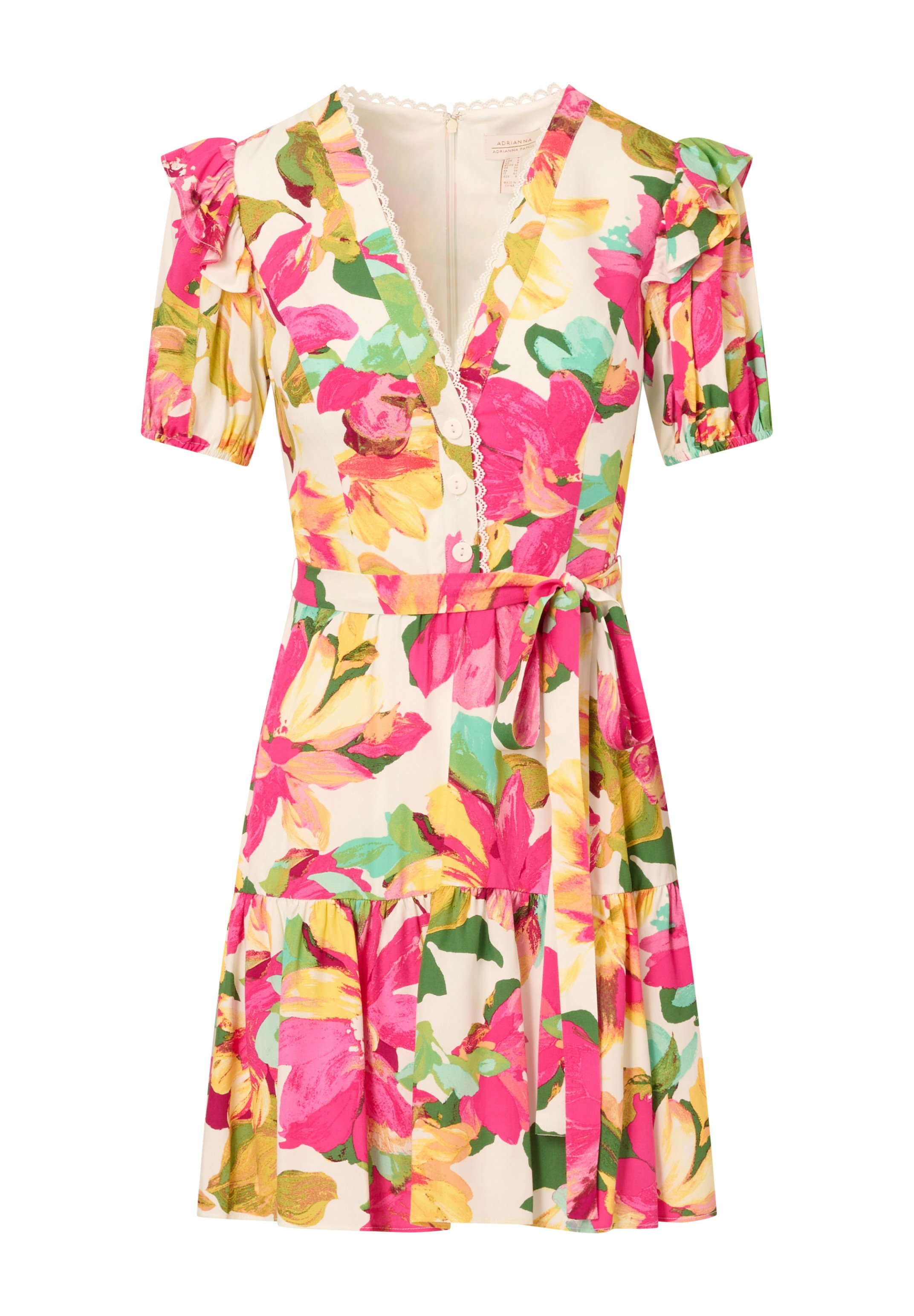 Vestito Midi Sera Abito Midi Maya Deluxe Con Paillettes Floreali