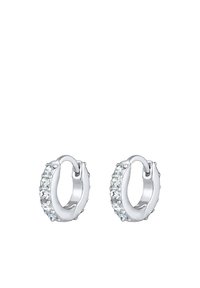 SPARKLING BASIC - MIT KRISTALLEN VON SWAROVSKI® - Fülbevalók - silberfarben