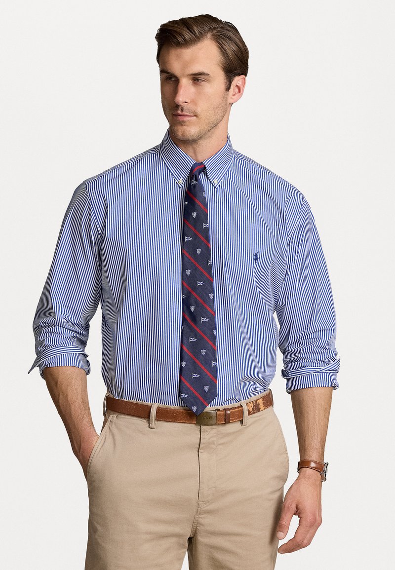 Polo Ralph Lauren Big & Tall STRIPED STRETCH POPLIN SHIRT - Košile - blue/white