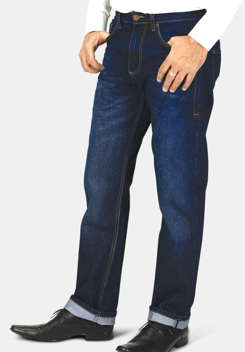 Herren Skinny Fit | Torland Jeans Straight Leg dark indigo/dark-blue denim - SK91920 Herren Skinny Fit | Torland Jeans Straight Leg dark indigo/dark-blue denim - SK91920
