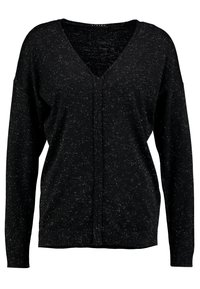 Sisley Stickad tröja - black