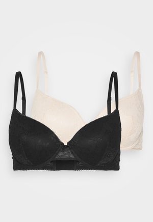 Anna Field 2 PACK - Soutien-gorge à armatures - black/nude