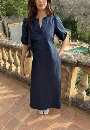 Culture, CUURSA ANTOINETT PLACKET - Vestido largo - blue iris