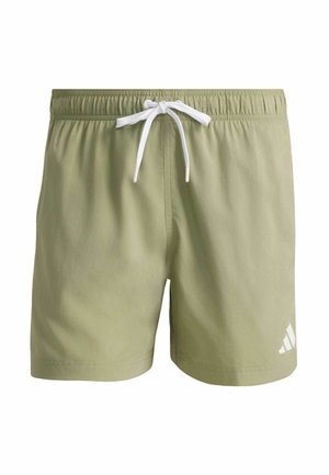 adidas Sportswear, ADIDAS SPORTSWEAR 3 STRIPES SWIM SHORTS 5 INCH - Zwemshorts - tent green   white