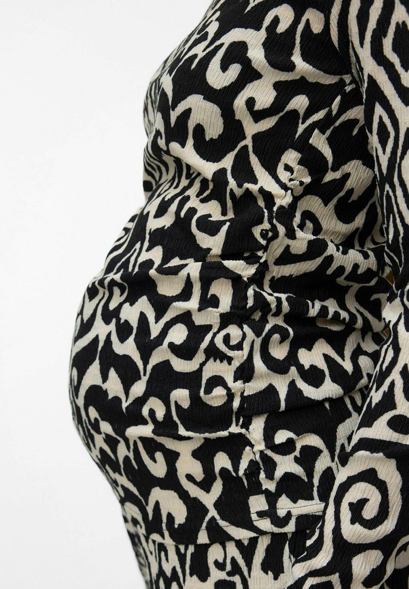Vero Moda NORMAL GESCHNITTEN RUNDHALS TOP - Camicetta - birch/marrone ...