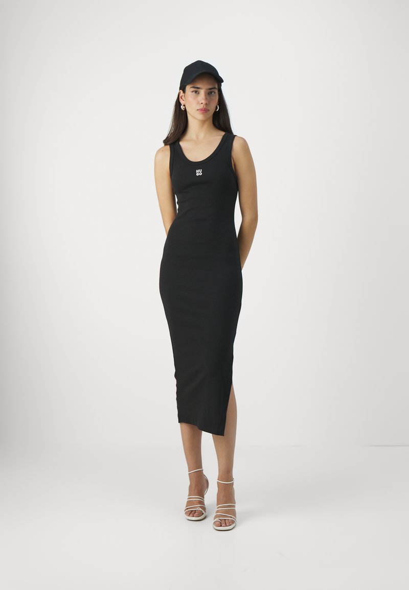 hugo boss black dress Vintage 1920s Silk Chiffon Waterfall Flapper Dress main image 0
