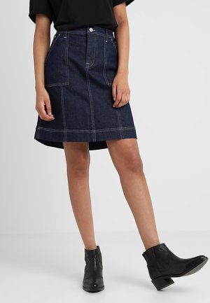 A-linjainen hame - rinsed denim