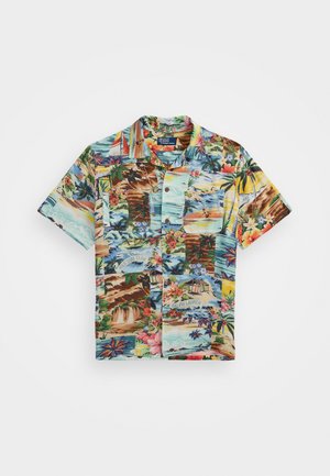 Polo Ralph Lauren CLASSIC FIT PATCHWORK-PRINT CAMP SHIRT - Krekls - surf scenic patchwork