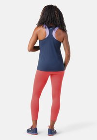 Smartwool FLORAL MEADOW GRAPHIC - T-shirt print - deep navy