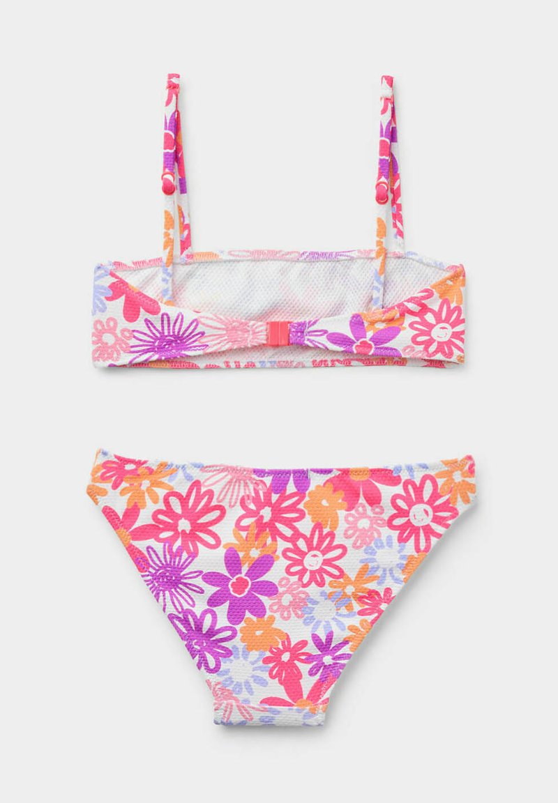 Calzedonia POP DAISY Bikini pink/fucsia jaspeado