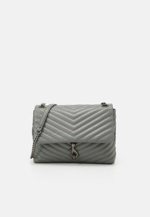 EDIE FLAP SHOULDER - Borsa a mano - steel