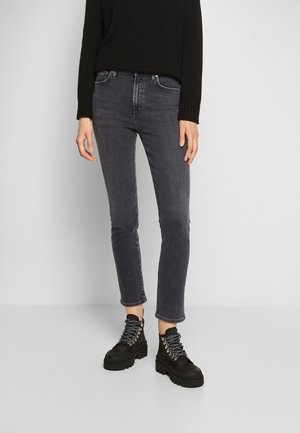 OLIVIA ZIP - Slim fit jeans - radiant/washed black