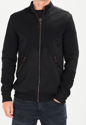 Zip-up sweatshirt - black