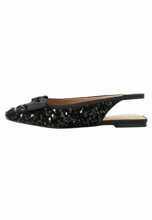 FOREVER COMFORT SEQUIN BOW- REGULAR FIT - Sarokpántos balerina cipők - black