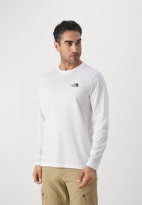 The North Face - SIMPLE DOME TEE - Top s dlouhým rukávem - white Miniatura obrázku 1