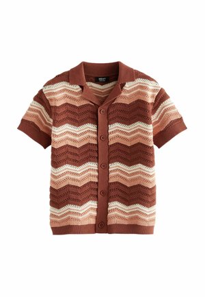 EGULAR FIT - Cardigan - brown cream