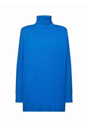 Striktrøje - bright blue