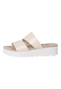 Ciabattine con tacco - ivory