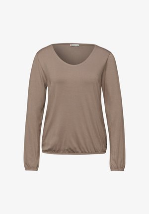Street One, Long sleeved top - braun