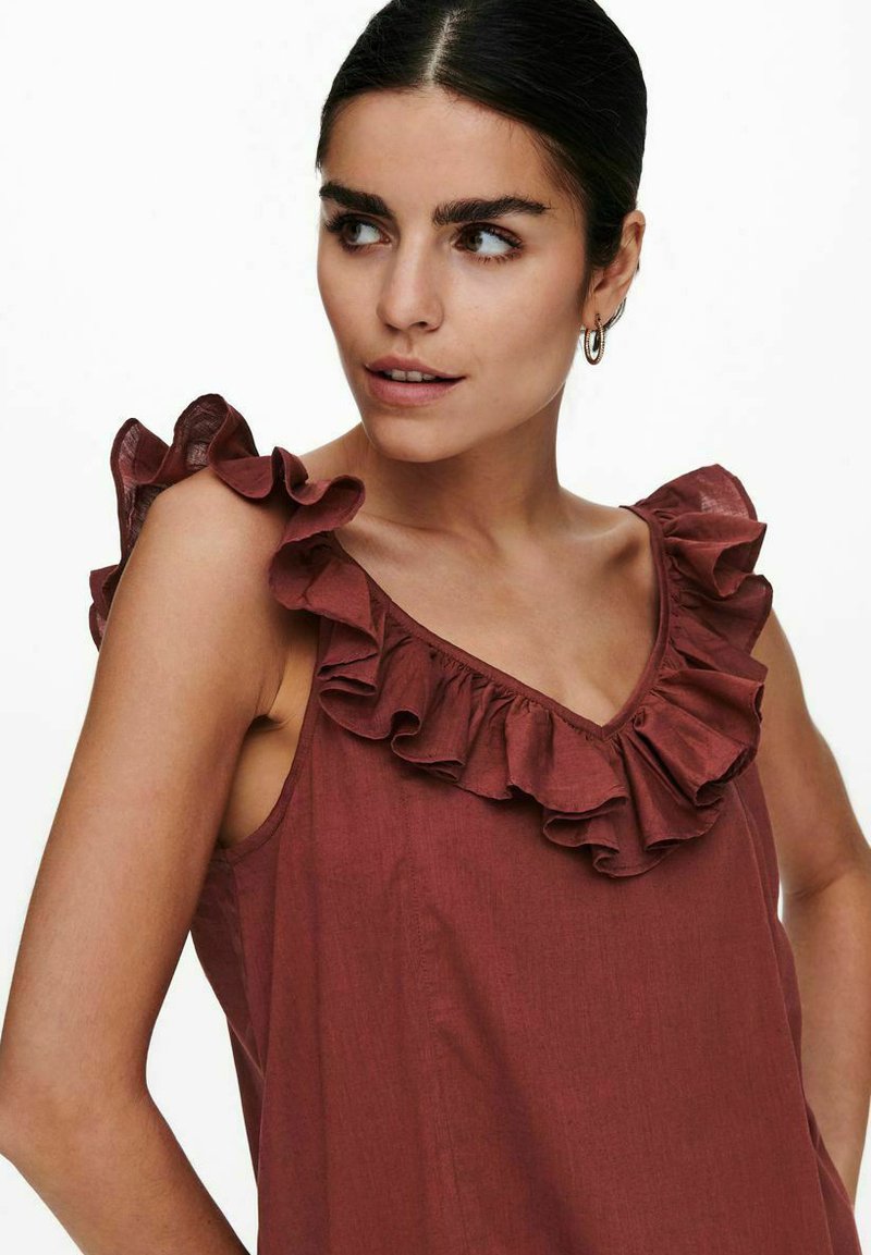 Damen Freizeitkleider | JDY Freizeitkleid henna/cognac - HP42160 Damen Freizeitkleider | JDY Freizeitkleid henna/cognac - HP42160