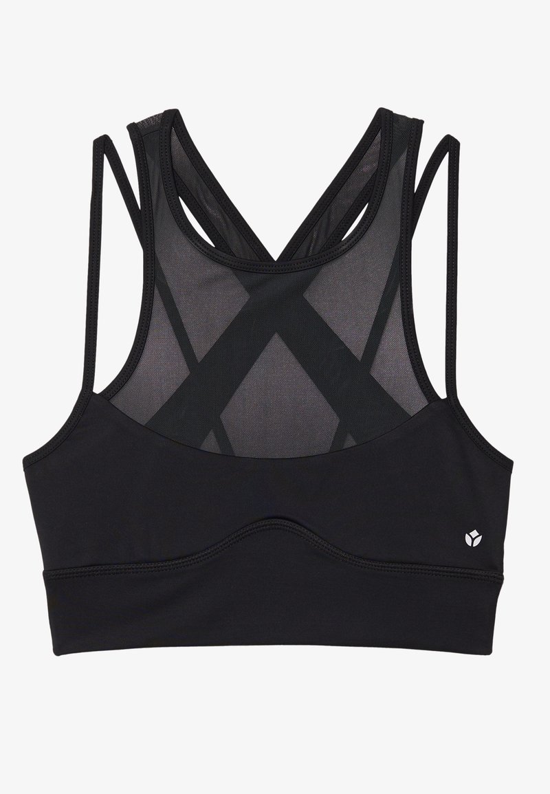 Even&Odd active Sport-BH mit mittlerer Stützkraft schwarz