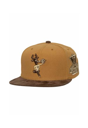 STRAPBACK - COFFEE MILWAUKEE BUCKS - Cappellino - brown