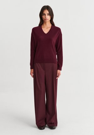 TATUUM, RETRA - Pullover - burgundy melange