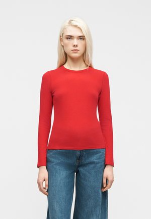 LOUNGE CREW - Top s dlhým rukávom - red