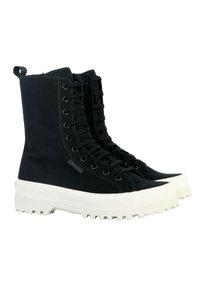 Superga À LACETS MONTANTE ALPINA - Zapatillas altas - noir