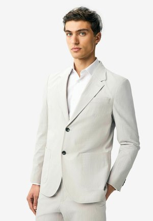 REGULAR FIT - STRIPE - Giacca elegante - neutral