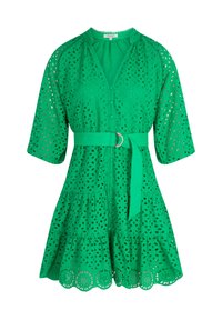 Morgan EMBROIDERED A-LINE MINI - Blusenkleid - vert