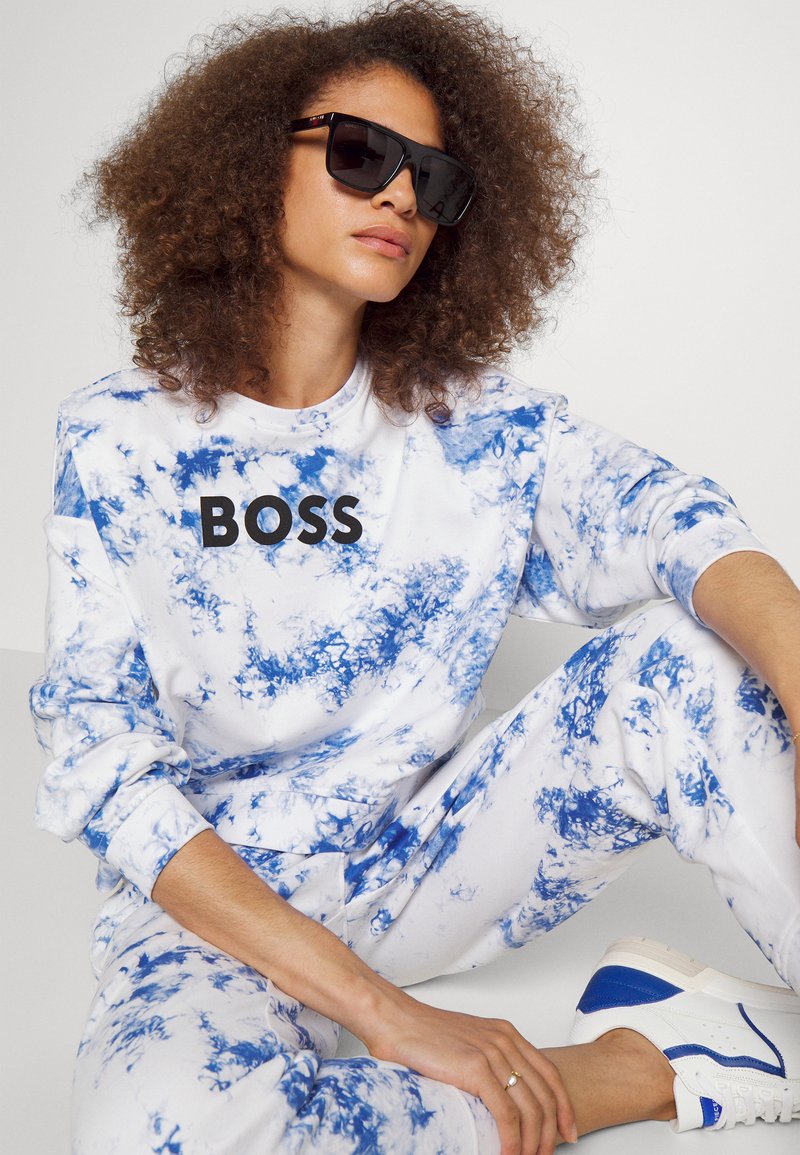 Damen Sweatshirts | BOSS EBATIKA Sweatshirt open miscellaneous/blau - CC38153 Damen Sweatshirts | BOSS EBATIKA Sweatshirt open miscellaneous/blau - CC38153