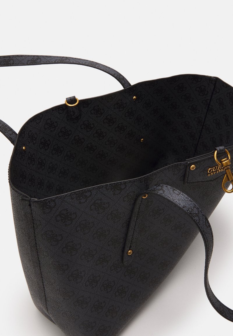 Damen Handtaschen | Guess ECO BRENTON TOTE SET Handtasche coal/dunkelgrau - IQ10410 Damen Handtaschen | Guess ECO BRENTON TOTE SET Handtasche coal/dunkelgrau - IQ10410