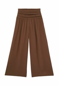 Reiss LOLA WIDE - Auduma bikses - brown
