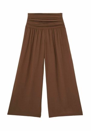 LOLA WIDE - Pantaloni - brown