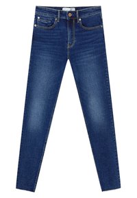 Stradivarius Vaqueros pitillo - dark blue