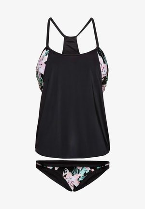 OVERSIZE (2-TLG. SET) STYLISHER IN ANGESAGTER LA - Maillot de bain - schwarz