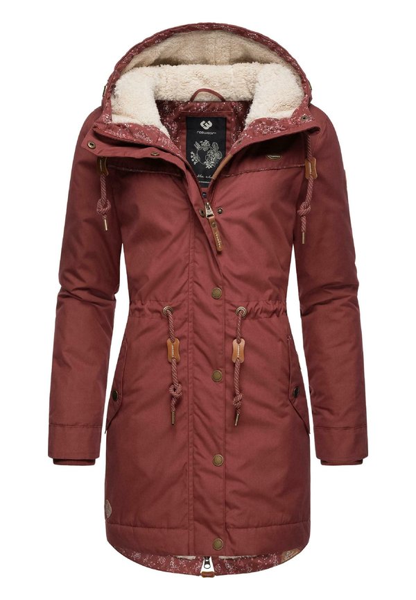 YM CANNY - Wintermantel - terracotta