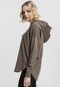 Urban Classics OVERSIZED - Hoodie - army green
