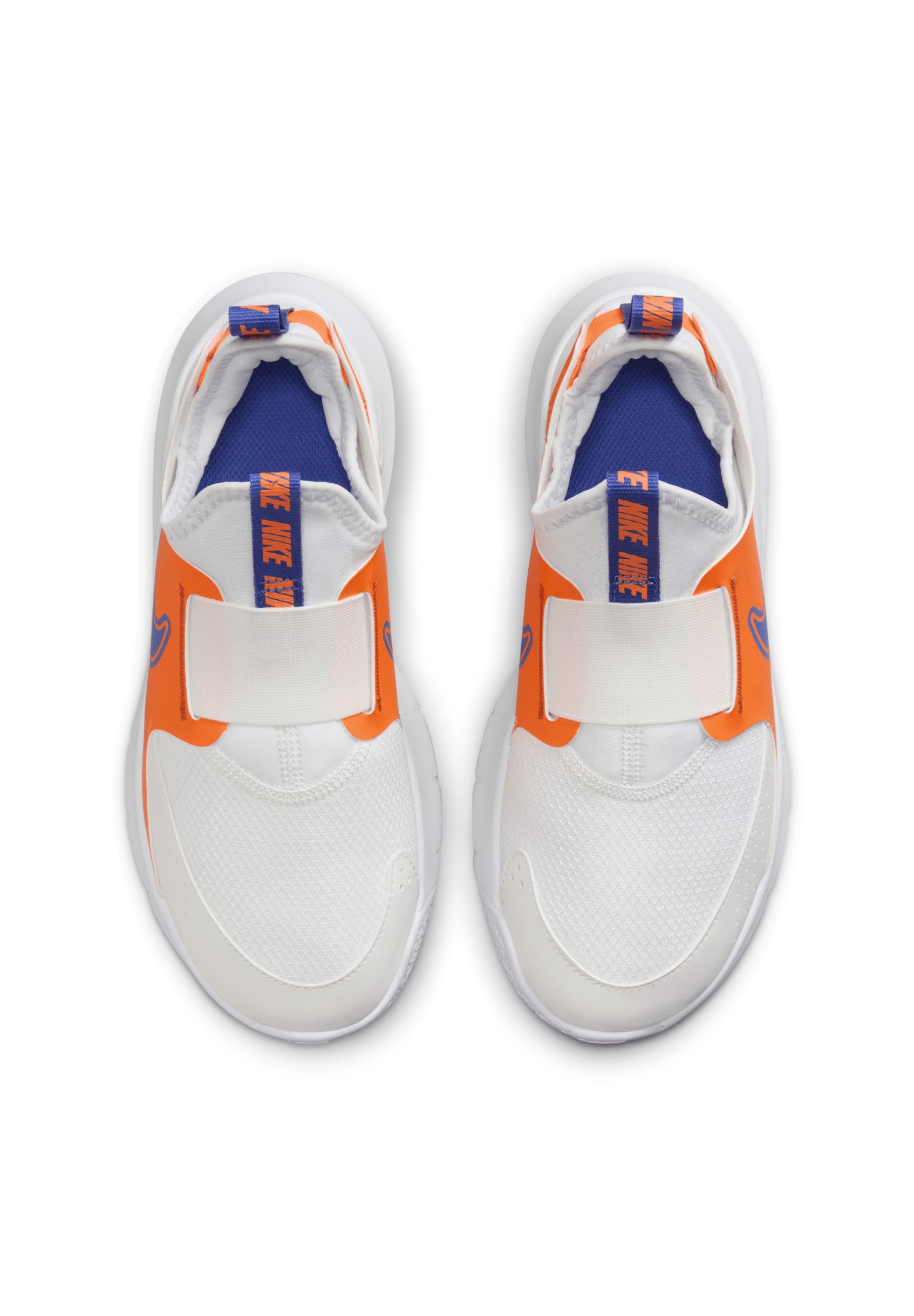 orange blue and white sneakers