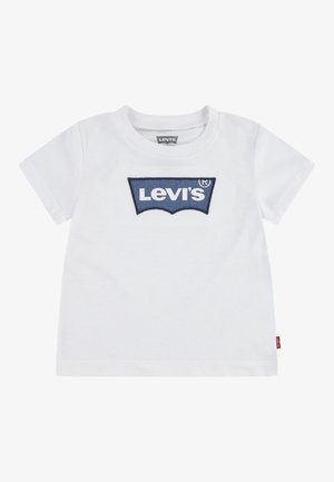 Levi's® MY FIRST BATWING TEE UNISEX - T-shirt med print - bright white