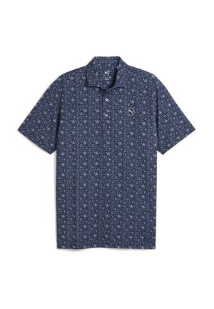 MATTR PORT - Polo shirt - white glow deep navy