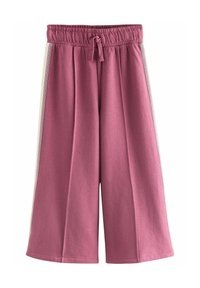 Next - SIDE STRIPE WIDE LEG JOGGERS - Spodnji deli trenirk - burgandy red Miniaturna slika 1