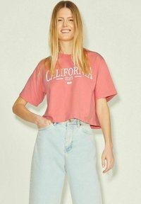 JJXX BROOK RELAXED - T-shirt con stampa - tea rose
