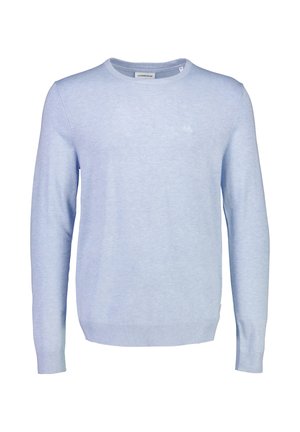 Lindbergh, ECOVERO L/S O-NECK - Pullover - fair blue mel