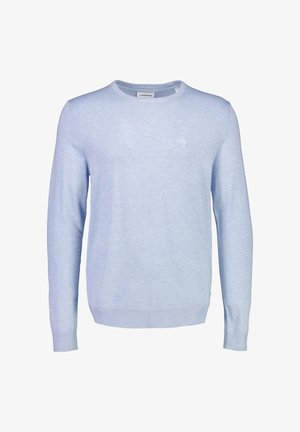 Lindbergh, ECOVERO L/S O-NECK - Pullover - fair blue mel