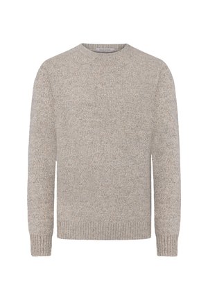 Striktrøje - beige